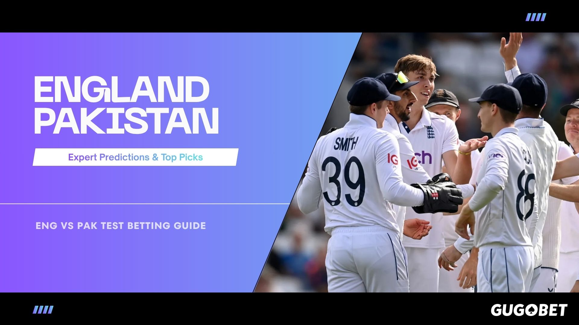 GUGOBET - ENG v PAK Blog Promotional Image